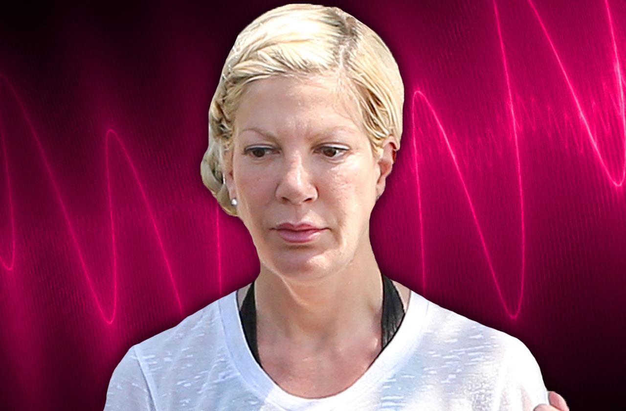 //tori spelling nervous breakdown mental illness cops called pp