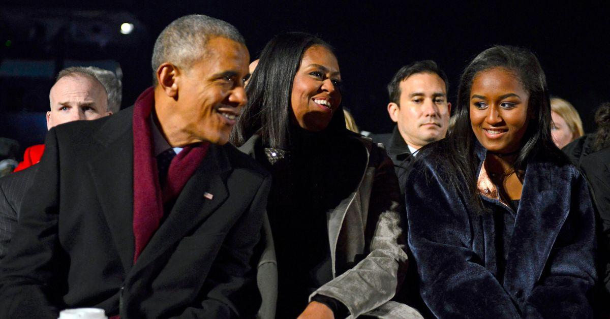 Photo of Barack, Michelle and Sasha Obama