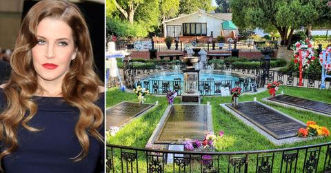 lisa marie presley graceland memorial walk by body burial