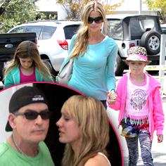 //charlie sheen brett rossi orders cut expenses child support denise richards sq