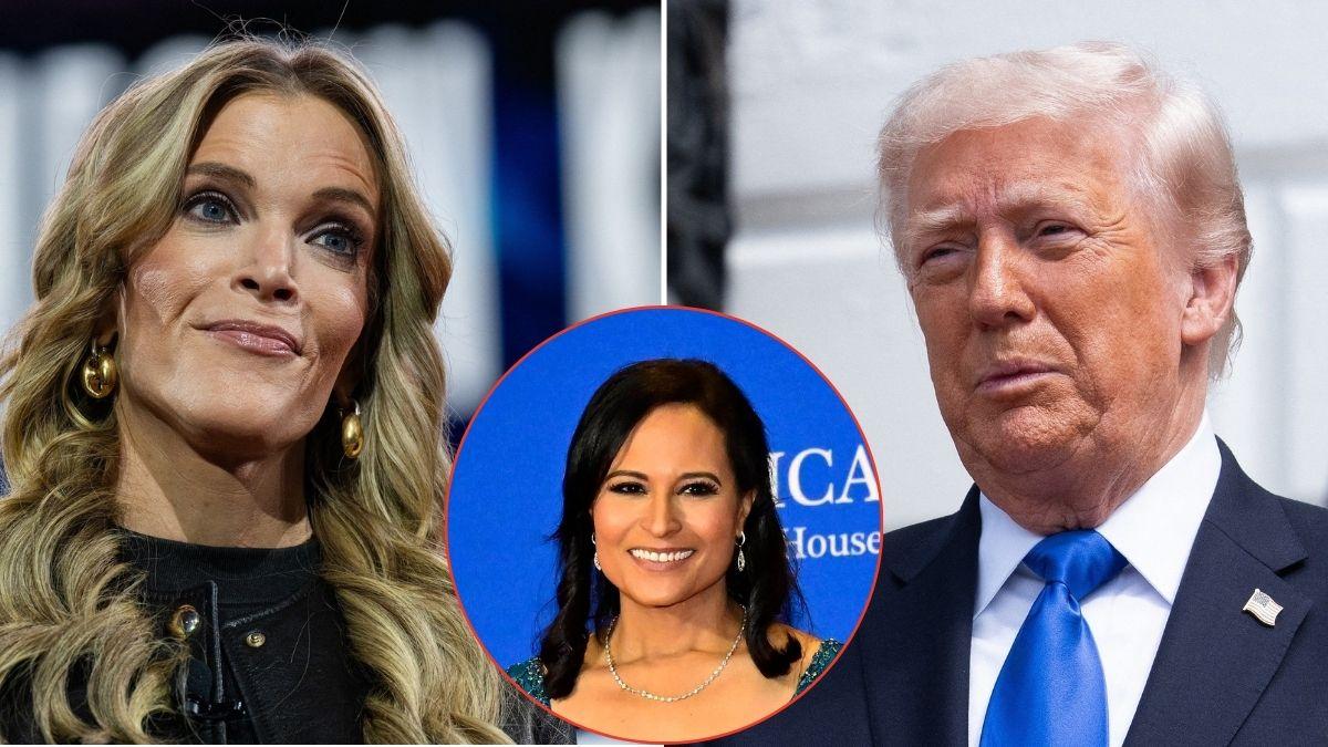 picture of Megyn Kelly, Donald trump and Kristen Welker