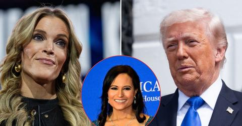 picture of Megyn Kelly, Donald trump and Kristen Welker