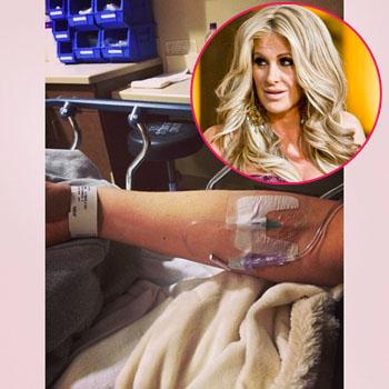 Kim Zolciak Hospitalized With Flu