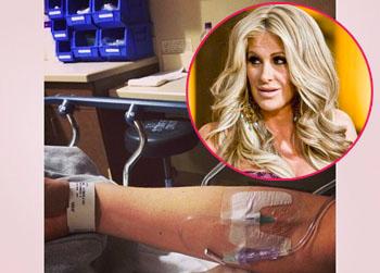 Kim Zolciak Hospitalized With Flu