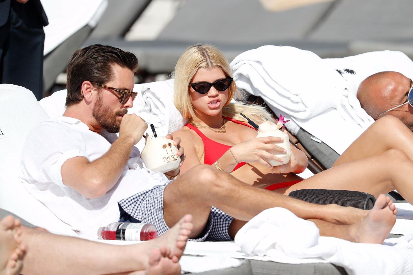 Sofia Richie Bikini Scott Disick Miami Family Fears Worst