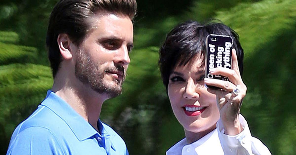 Kris Jenner Caught Getting Flirty With Grimy Scott Disick