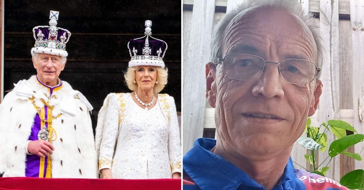 Photo of King Charles and Camilla.