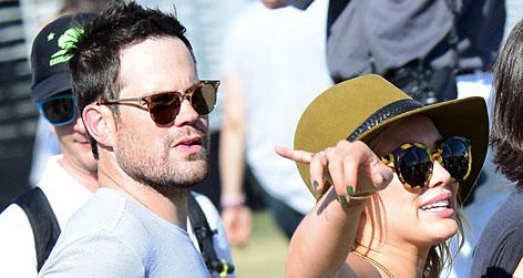 //hilary duff mike comrie coachella