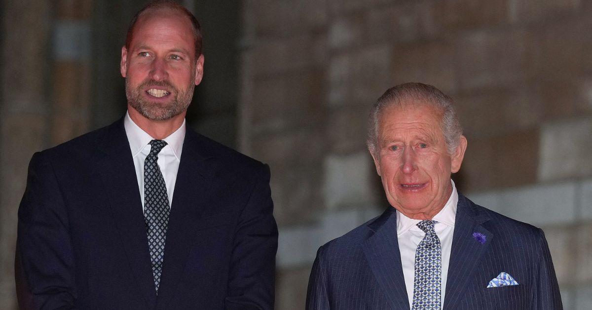 Photo of King Charles and Prince William