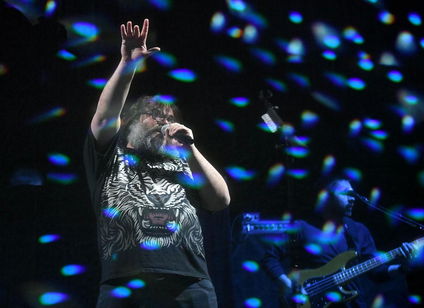 Jack Black Looks Unrecognizable With Huge Beard, Weight Gain During Las