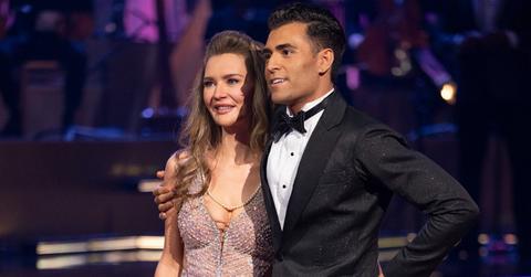 Photo of Anna Delvey with Ezra Sosa on Dancing With the Stars