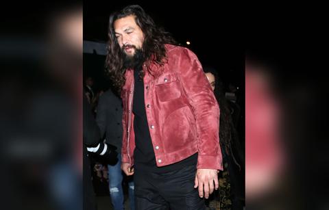 jason momoa shirtless dancing gucci afterparty stumbling mystery woman video lisa bonet r