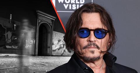 Johnny Depp filmed a movie at a mansion that was rumored to be haunted.