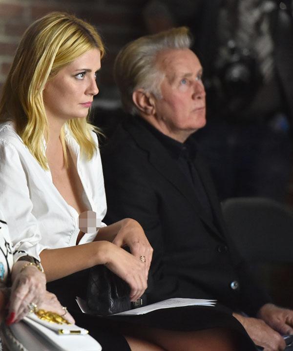 Mischa Barton Suffers A Nip Slip In Front Of Martin Sheen -- See His  Hilarious Reaction