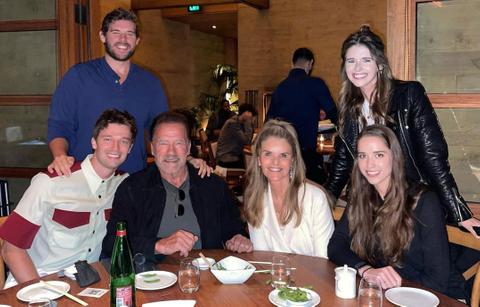 arnold schwarzenegger maria shriver patrick birthday dinner photos divorce housekeeper love child