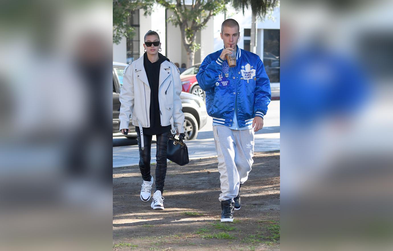 Justin Bieber And Hailey Baldwin Go Out In Studio City