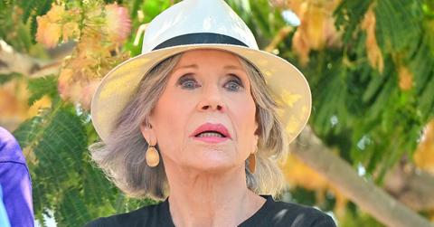 jane fonda pushing body too hard fainted sag strike pp