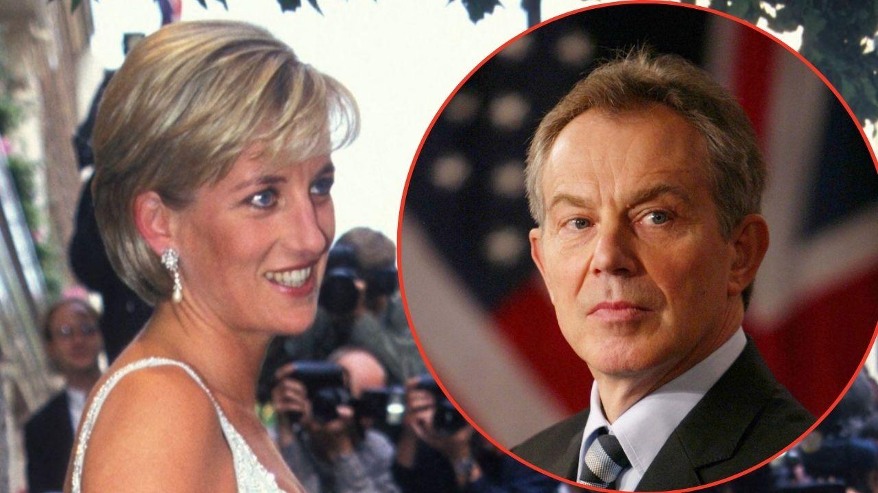 Photo of Princess Diana and Tony Blair