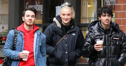 Sophie Turner Hangs With Fiance Joe Jonas And Brother Kevin