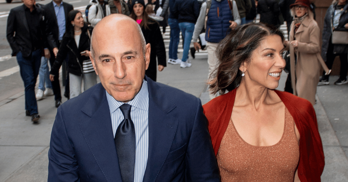 Photo of Matt Lauer and Shamin Abas