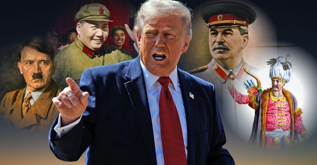EXCLUSIVE: Donald's Dictator Shame — Trump 'Revels in Comparisons of His Presidency to Brutal Regimes of Hitler, Mao, Stalin and Genghis Khan'