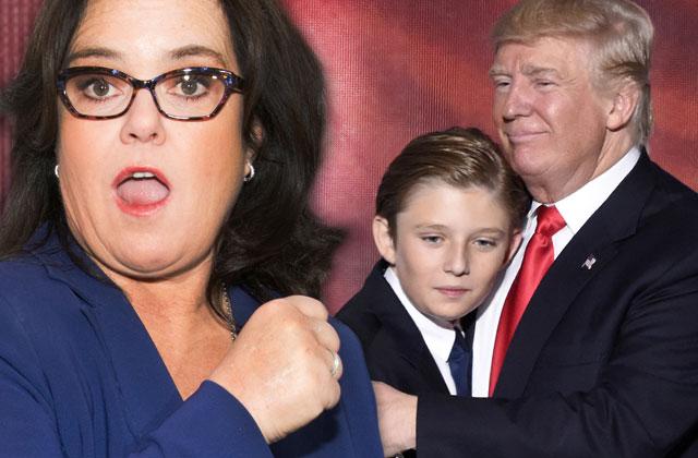 Rosie ODonnell Donald Trump Son Barron Autistic Claims Backlash