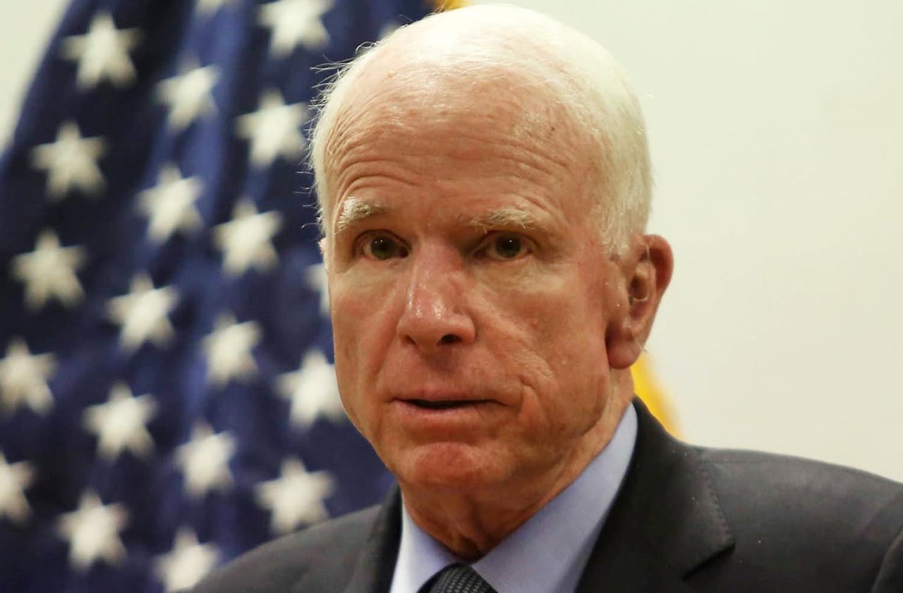 john mccain brain cancer tumor