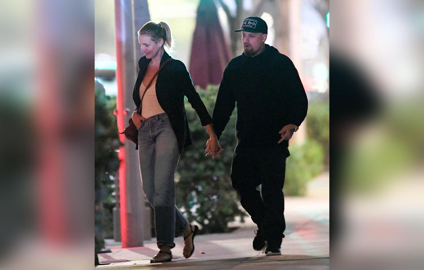 Cameron Diaz & Husband Benji Madden Hold Hands On Sushi Date