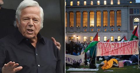 pats owner robert kraft cuts off funding to columbias nyc campus pp