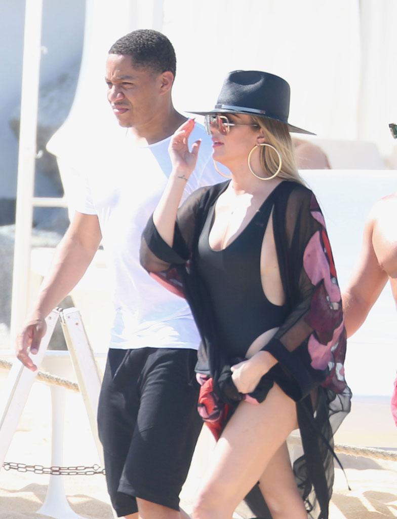 Khloe Kardashian Bathing Suit Butt Tristan Thompson Mexico