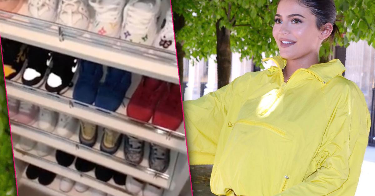 Kylie Jenner Shows Off Stormi's Designer Shoe Collection