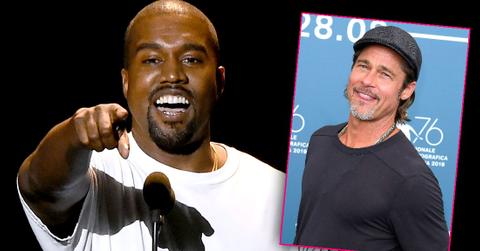 Brad Pitt Attends Kanye West's Sunday Church Service