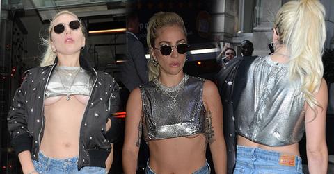//lady gaga wardrobe malfunction butt under boob pp