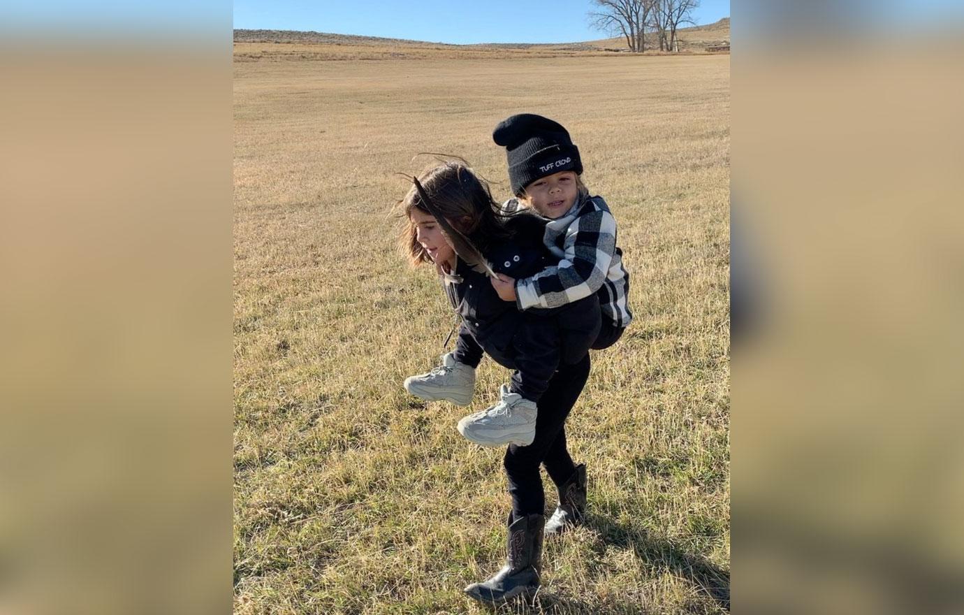 Kourtney Kardashian Takes Kids To Wyoming After She Quits KUWTK