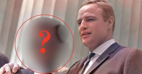 Photo of James Baldwin and Marlon Brando