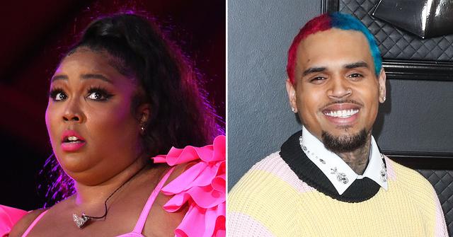 lizzo slammed backlash chris brown favorite person abuse violence women twitter
