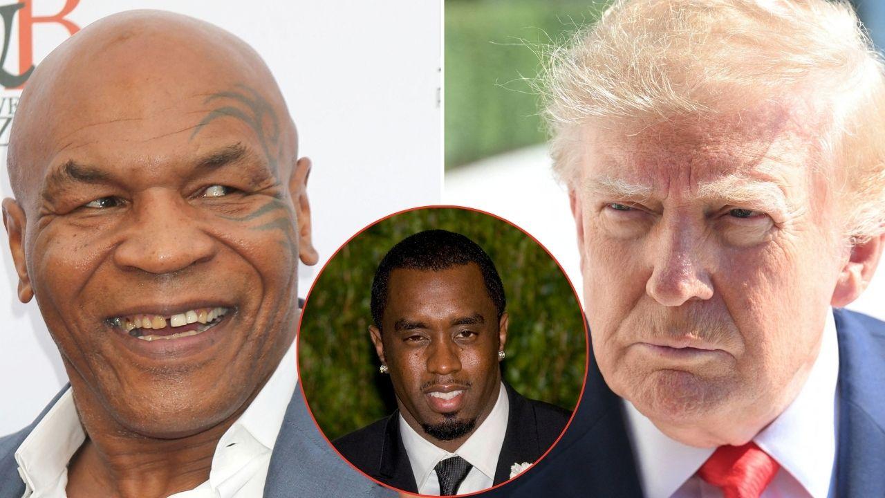 picture of Mike Tyson, Sean 'Diddy' Combs and Donald Trump