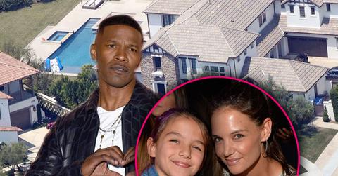 //katie holmes suri cruise jamie foxx home