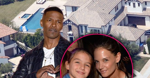 //katie holmes suri cruise jamie foxx home