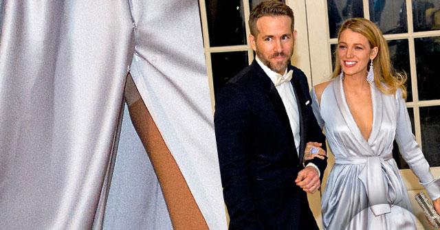 Blake Lively Suffers Major Wardrobe Malfunction At The Canada State Dinner