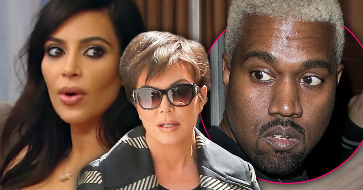 Kardashian Clan 'Embarrassed' By Kanye West Behavior & Backlash(01)