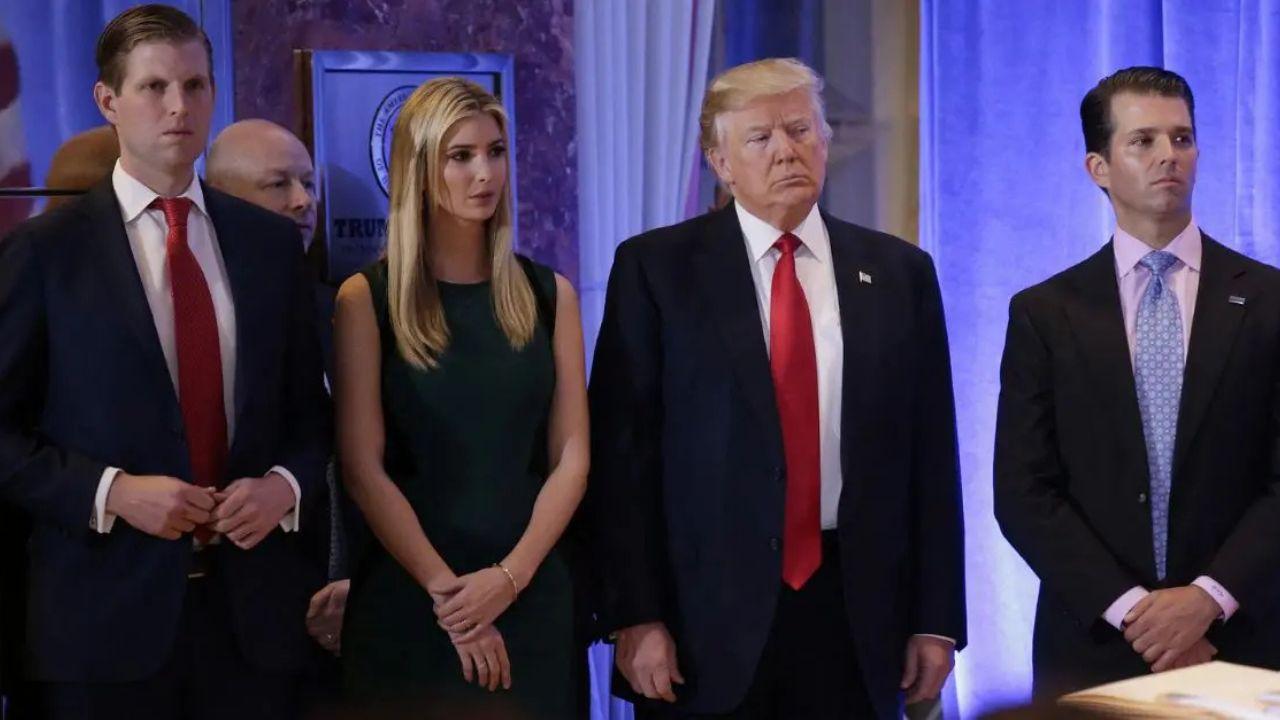 Prez Trump, Ivanka, Donald Jr.