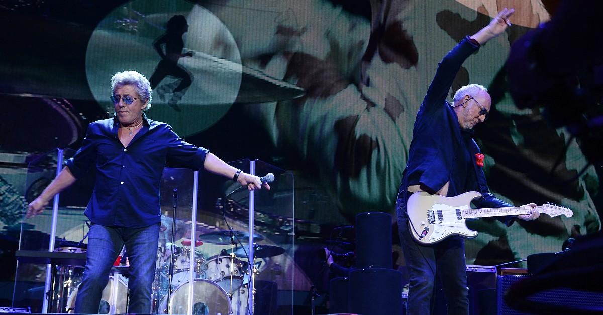 Photo of Pete Townshend & Roger Daltrey.