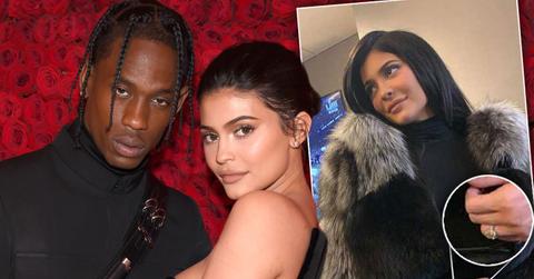 Travis Scott Photo Kylie Jenner Diamond Ring Engagement