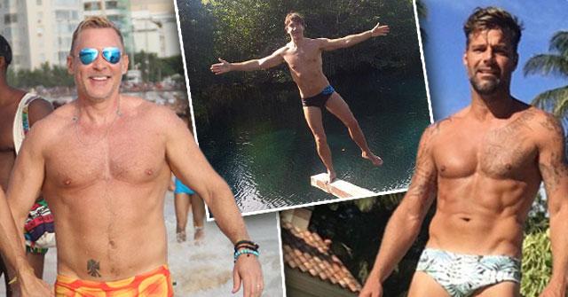 Ricky Martin Speedo Sam Champion Bathing Suit