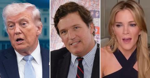 donald trump unleashes tucker carlson megyn kelly candace owens alex jonespp