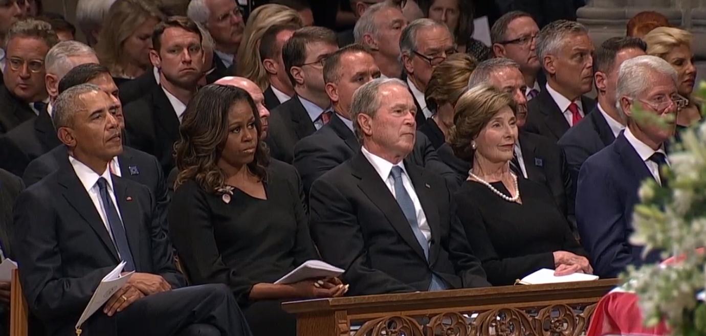 John McCain Memorial Service Famous Friends Say Goodbye