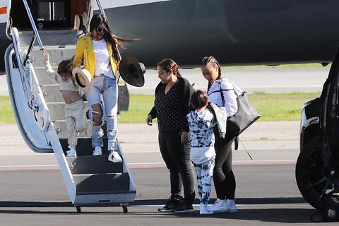 Kardashian Klan Jets Off To Costa Rica For Family Affair — WITHOUT Kanye
