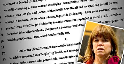 Amy Roloff Matt Roloff Secret Lawsuit