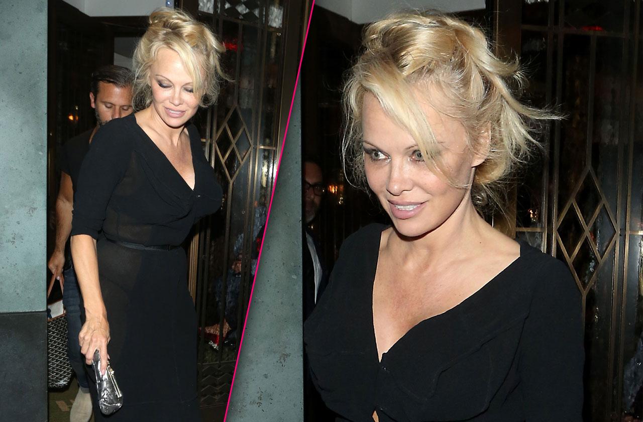 Pamela Anderson Face Unrecognizable London